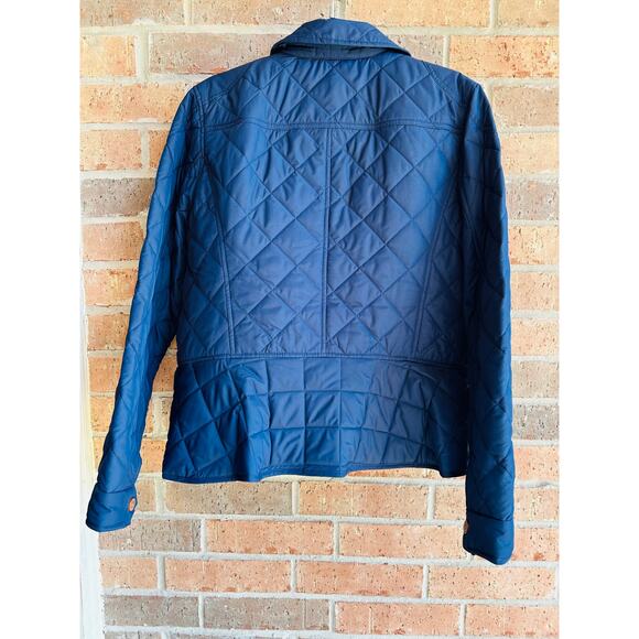 Lauren Ralph Lauren Vintage Women's Blue Solid Quilted Jacket Size XL - Picture 2 of 8